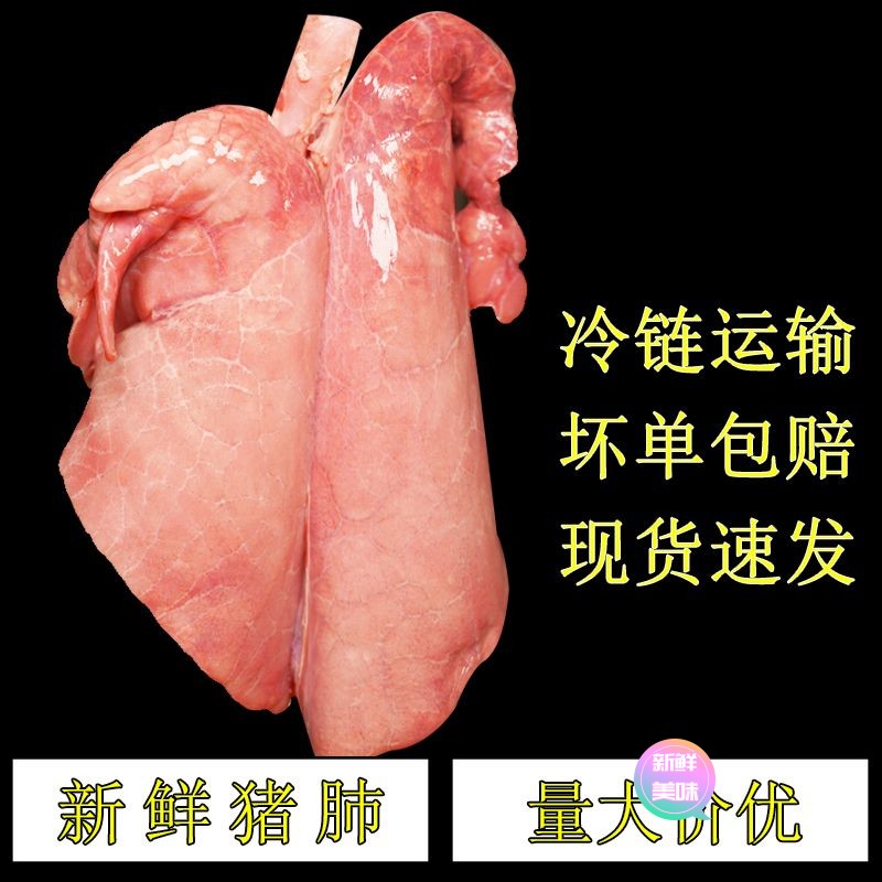 【新人立减】新鲜猪肺生鲜商用猪下水内脏农家散养土猪喂狗犬用