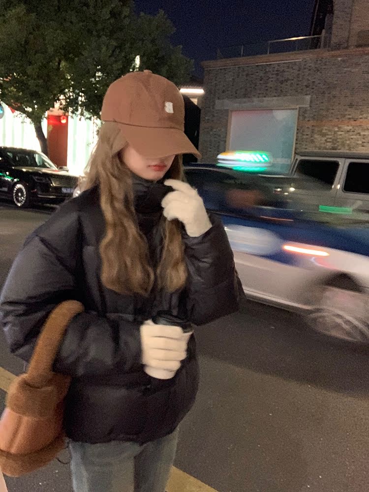 2023新款冬季棉服时尚百搭短款网红优质立领面包服加厚休闲外套