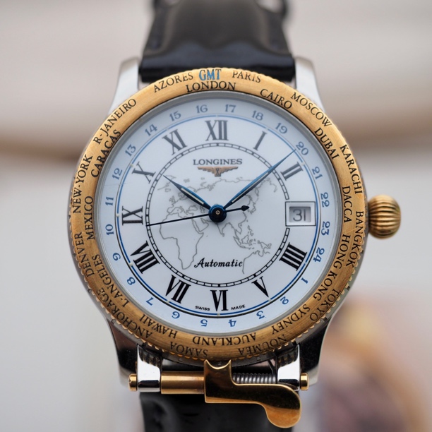 95新 Longines/浪琴 经典复刻飞航系列/38mm/自动/10260764