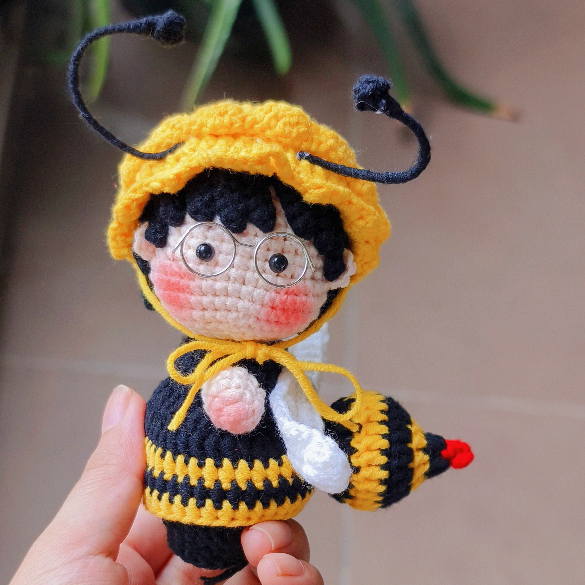 全身款玩偶手工钩织包包挂件 手工不易 按需下单