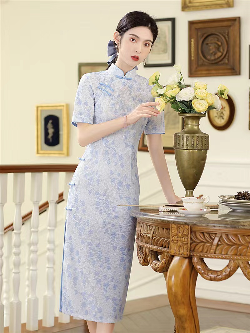 中国风旗袍清！清！清！默认瑕疵！《款式以直播间为准》