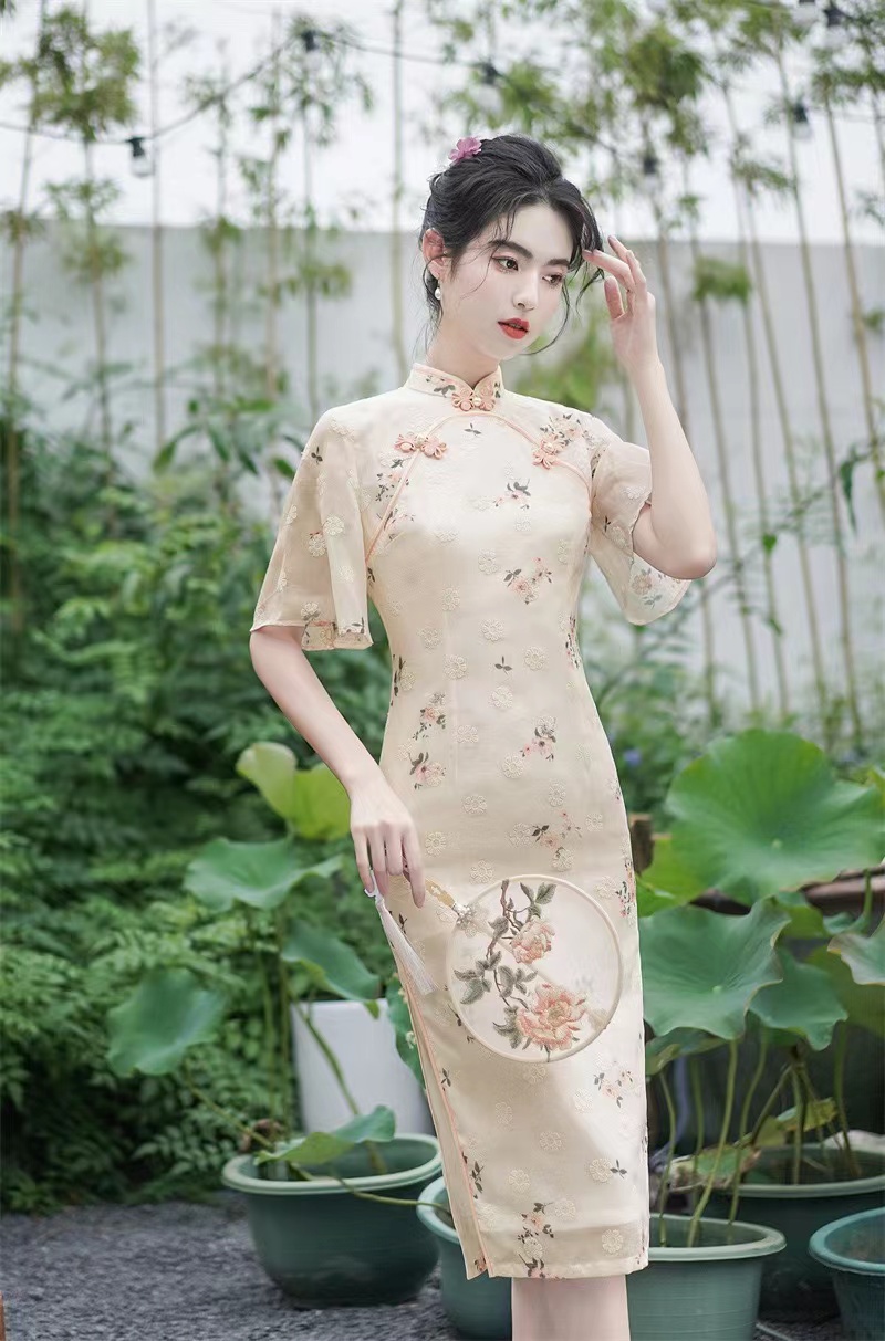 中国风旗袍（411-470）默认瑕疵！《款式以直播间为准》