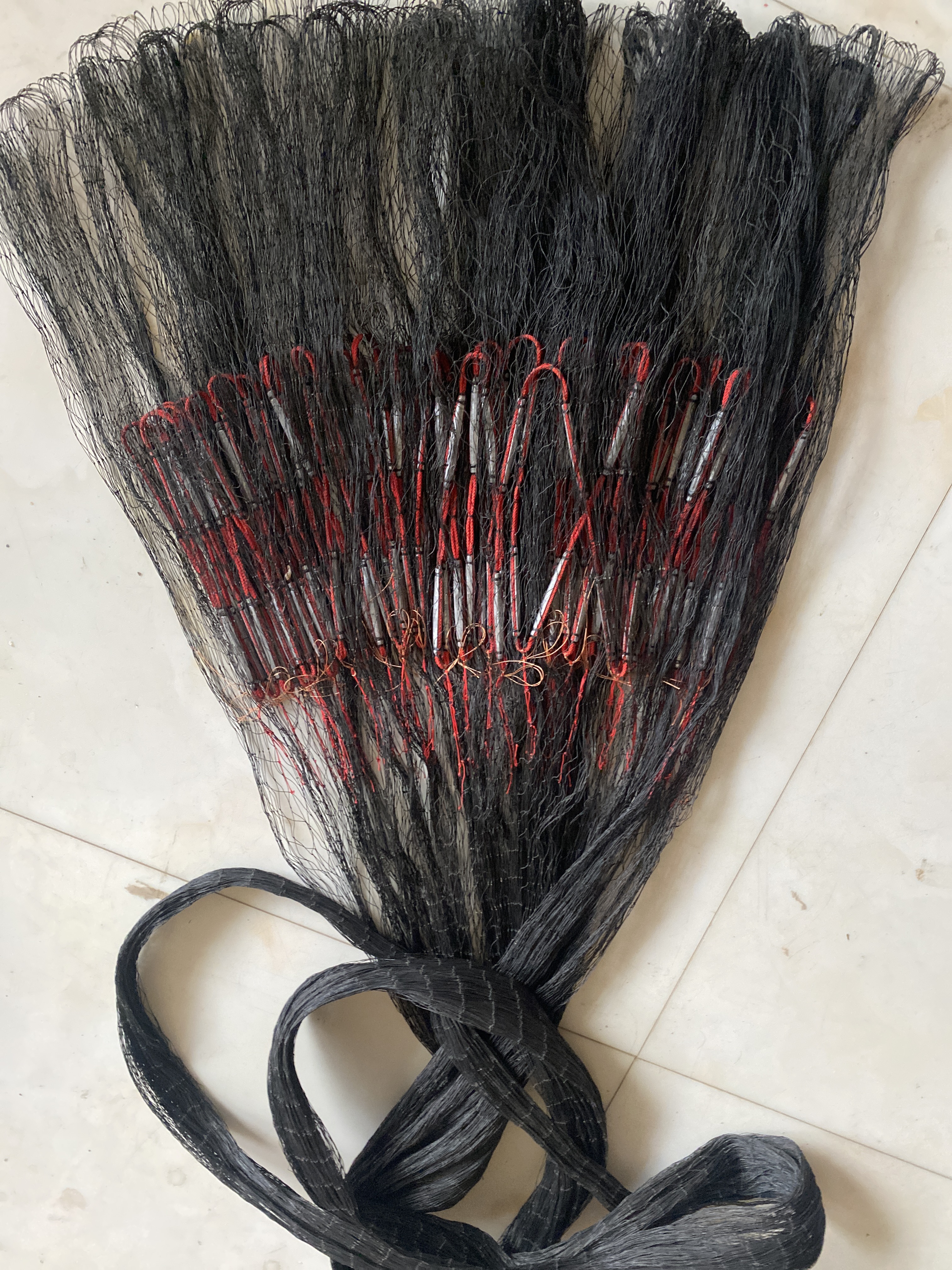 黑色原丝大力马线2指吊好兜4米左右重8斤多直径6米左右