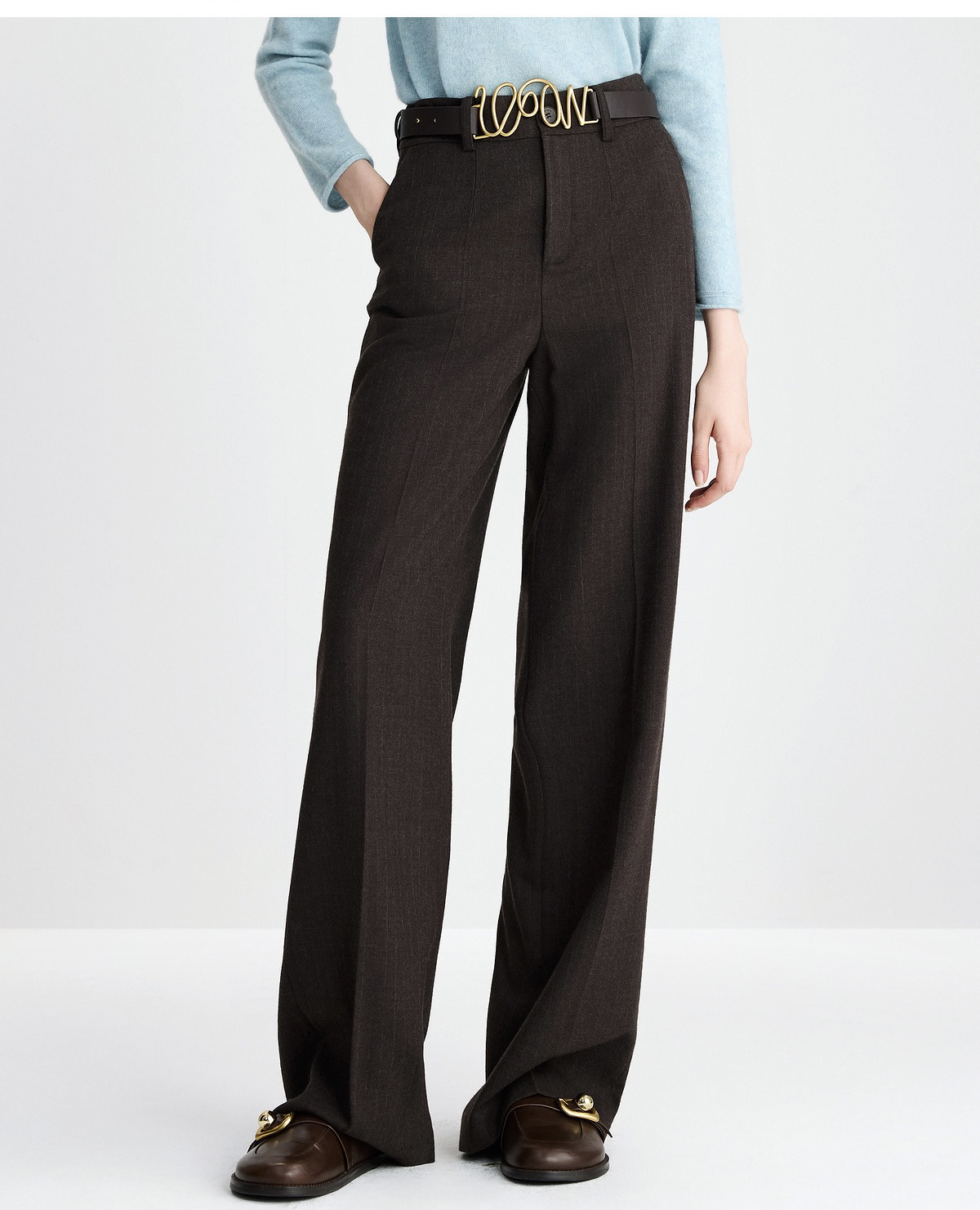 意大利设计师品牌女装 阔腿裤