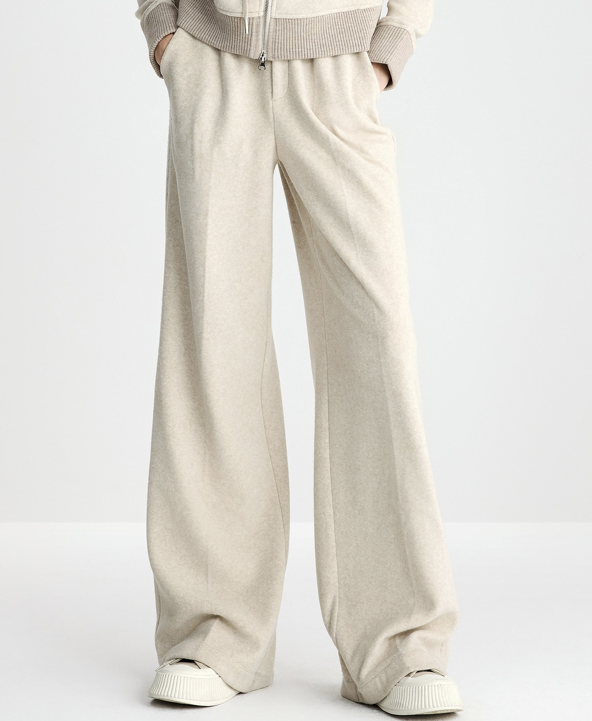 意大利设计师品牌女装 冬季阔腿裤