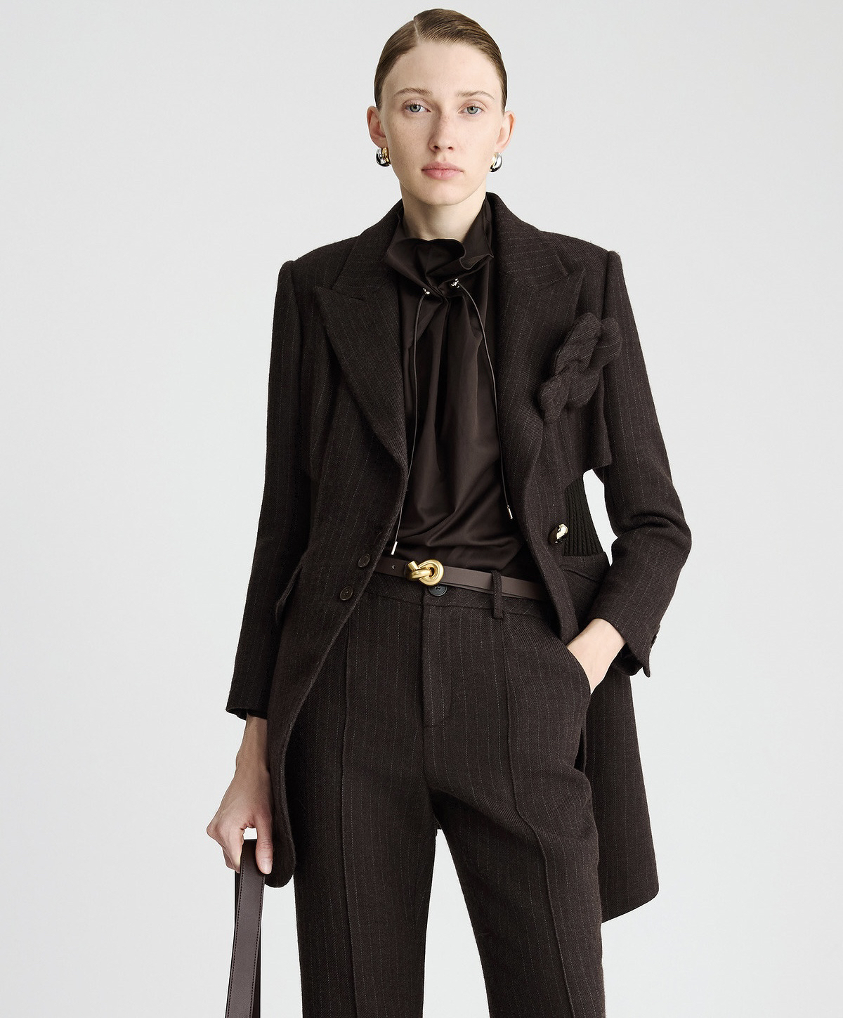 意大利设计师品牌女装 中长款外套