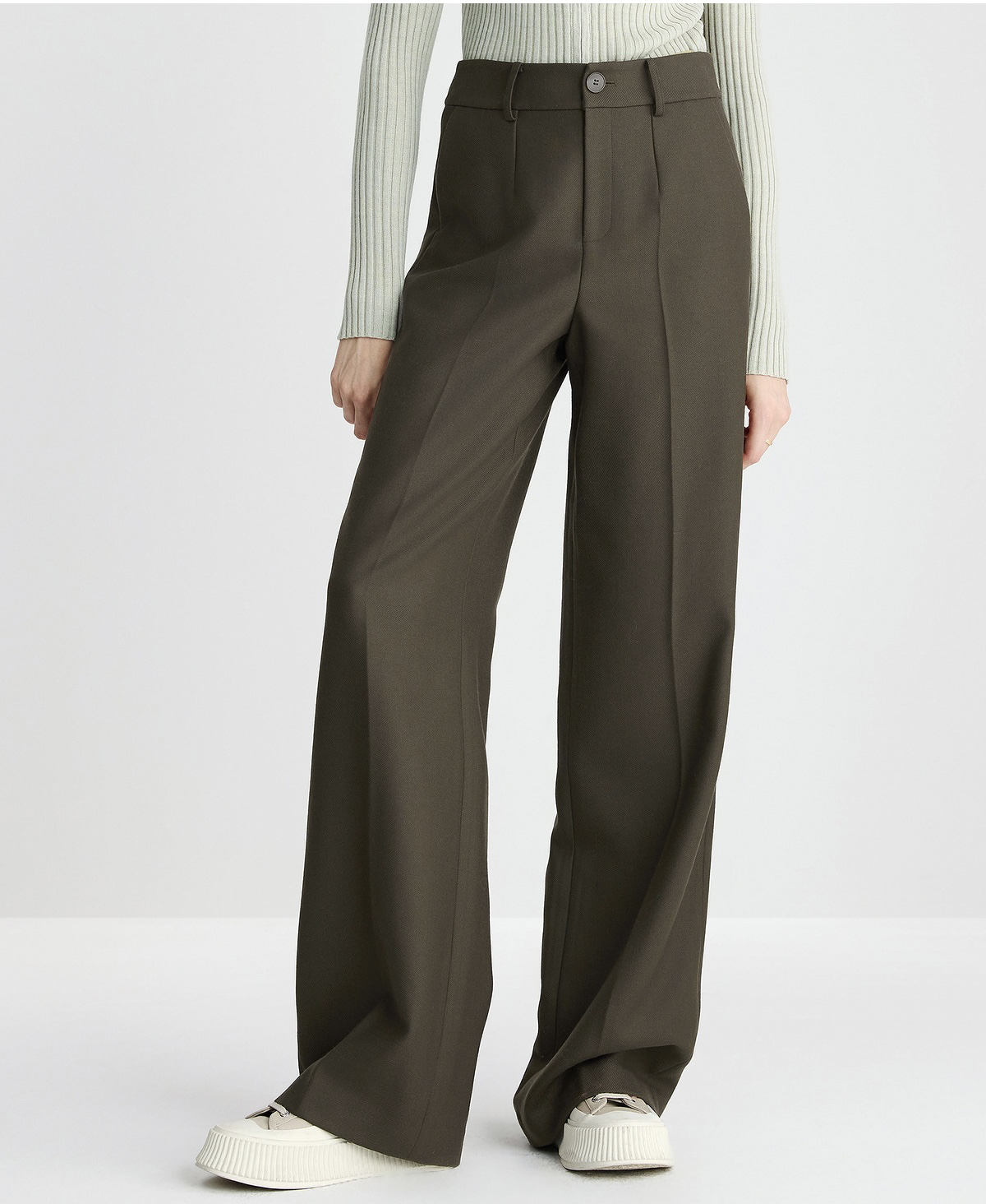 意大利设计师品牌女装 冬季阔腿裤