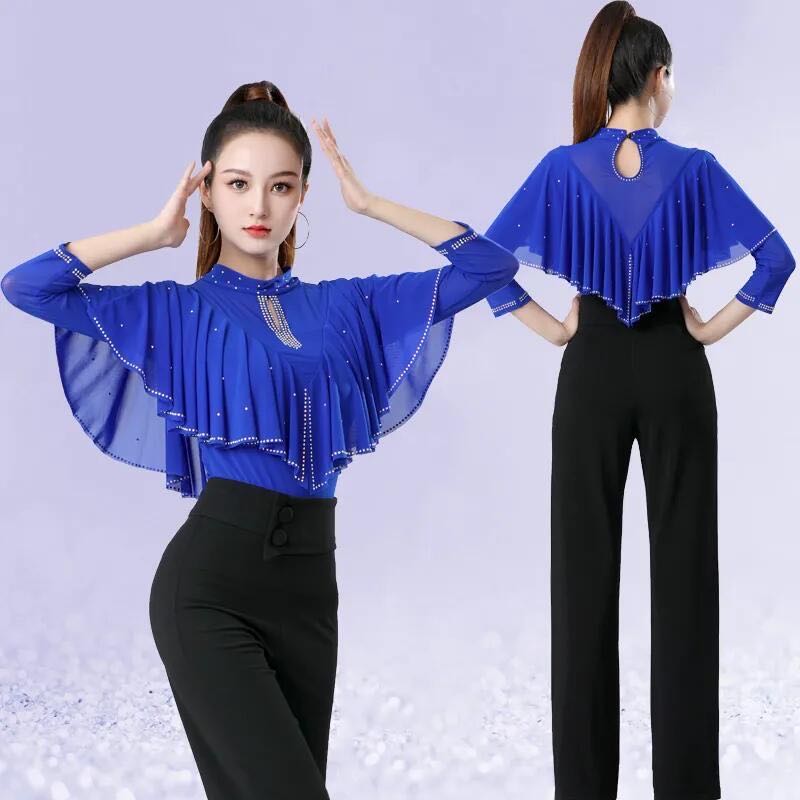 8339烫钻高档高货时尚舞衫