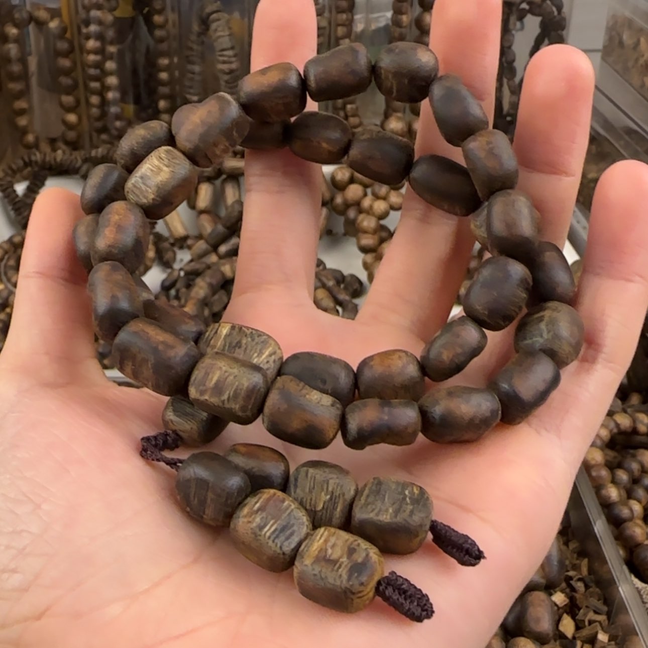 【闪购商品】沉香手串小****n棋楠手串