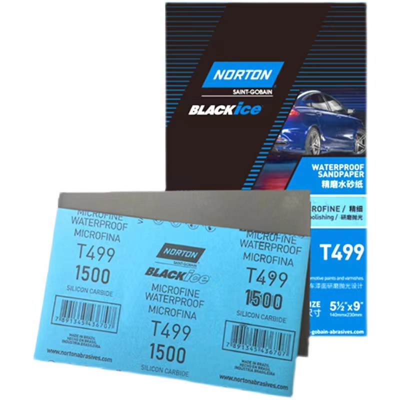 新品诺顿1500号2000号抛光美容砂纸抛光砂纸原装超细精密产品