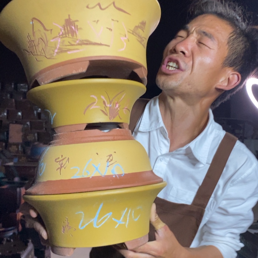【闪购商品】紫砂花盆