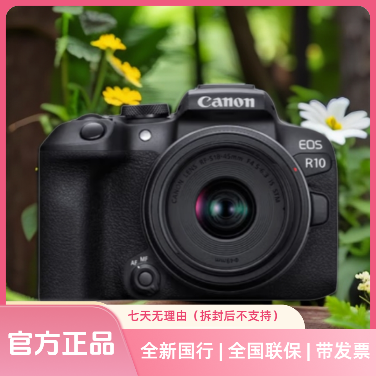 Canon/佳能EOSR10轻量・高性能数码vlog蓝牙微单相机新手拍照照相