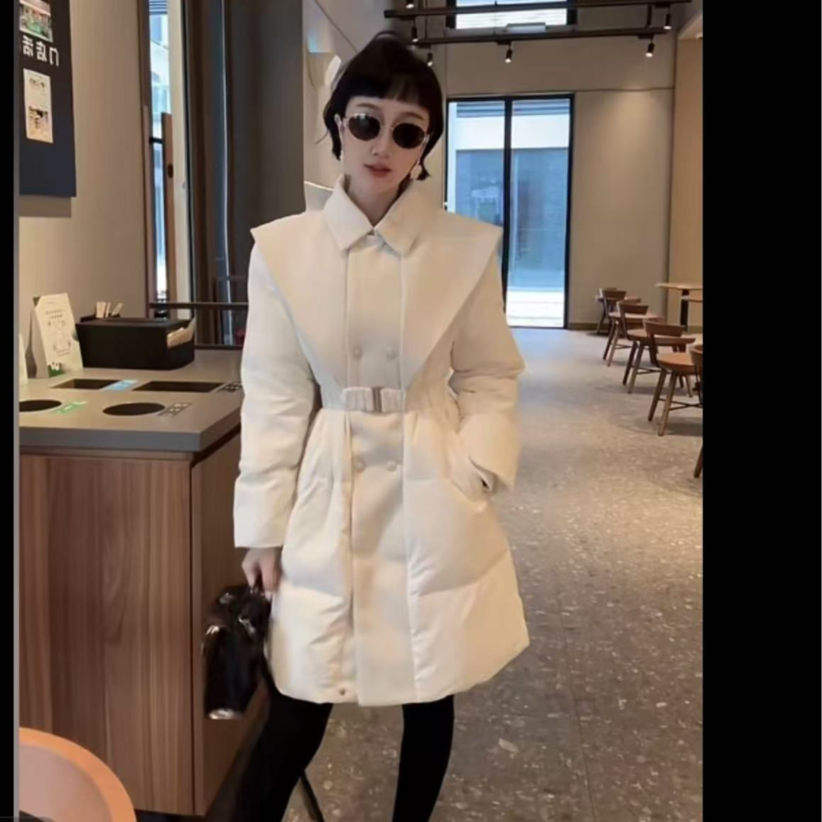 2024新款时尚外套显瘦气质网红休闲百搭连体收腰秋冬