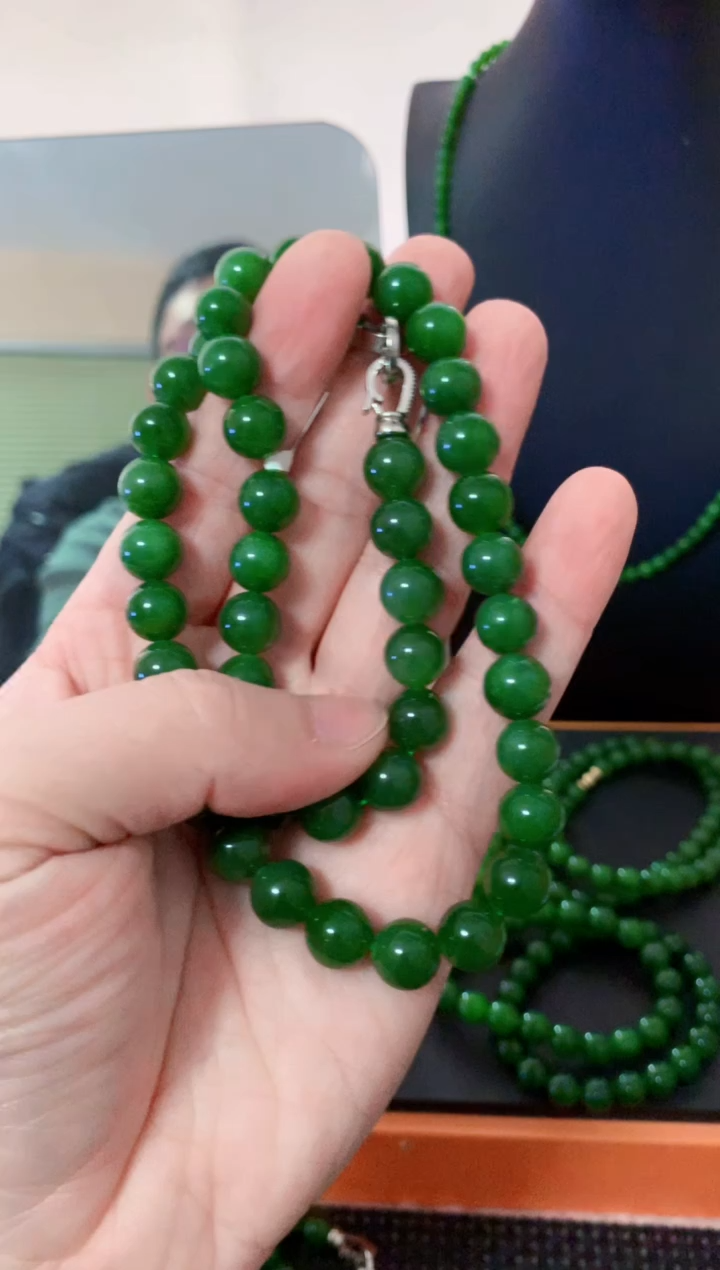 【闪购商品】和田玉（碧玉）项链未镶嵌10