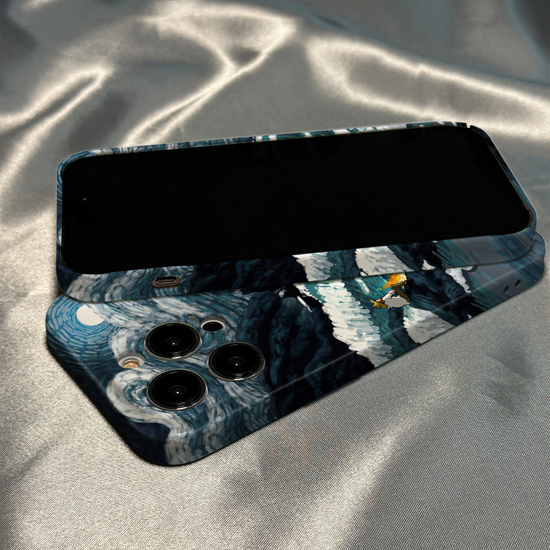 梵高海浪【苹果/小米红米/一加】iphone13菲林手机壳note保护gt软套