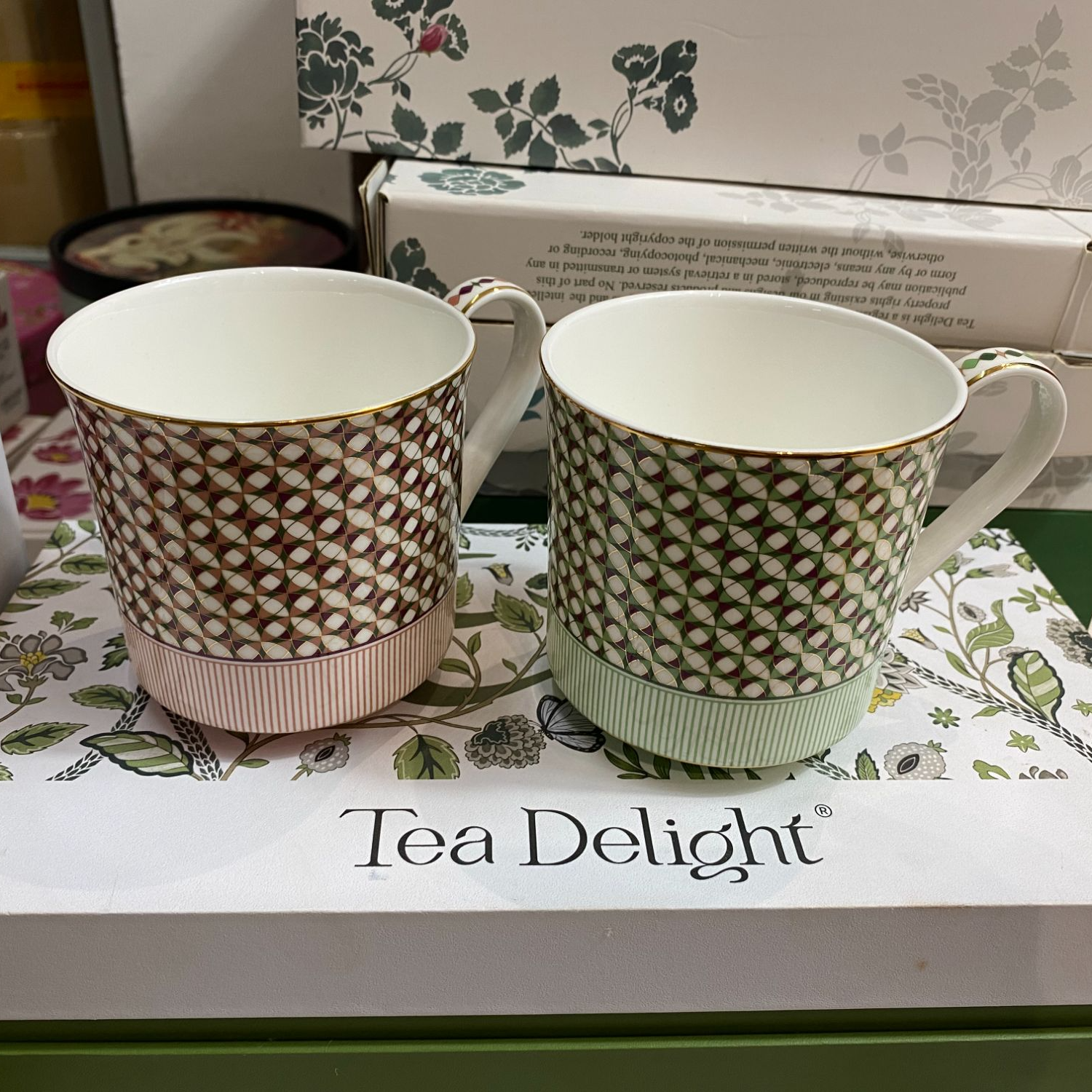 Tea Delight 茶欢 歌剧院 高骨瓷 轻奢高档马克杯对杯礼盒装