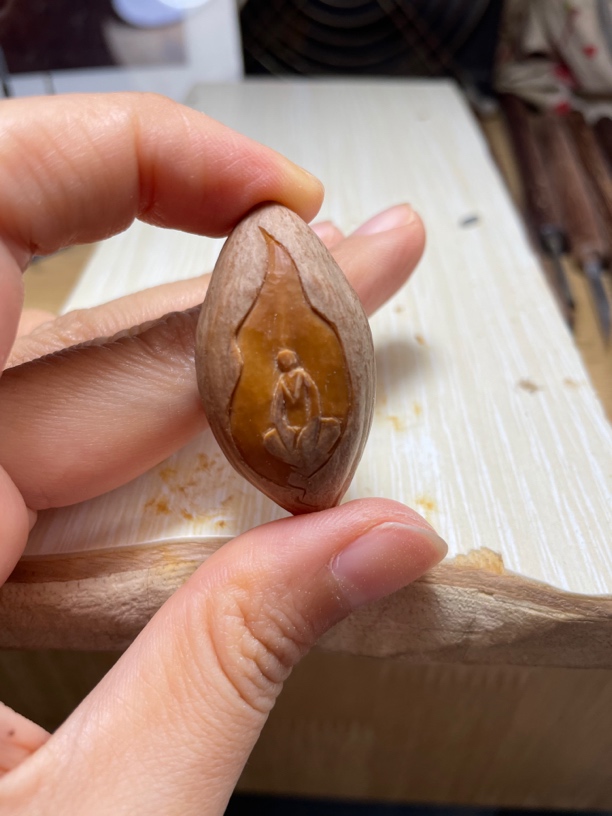 核雕无相，禅意意境雕刻