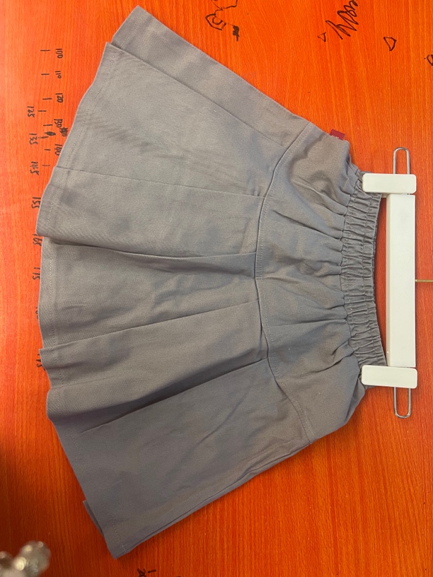 夏季新款校服短裙女童半身裙运动休闲百褶裙裤松紧腰纯色女装