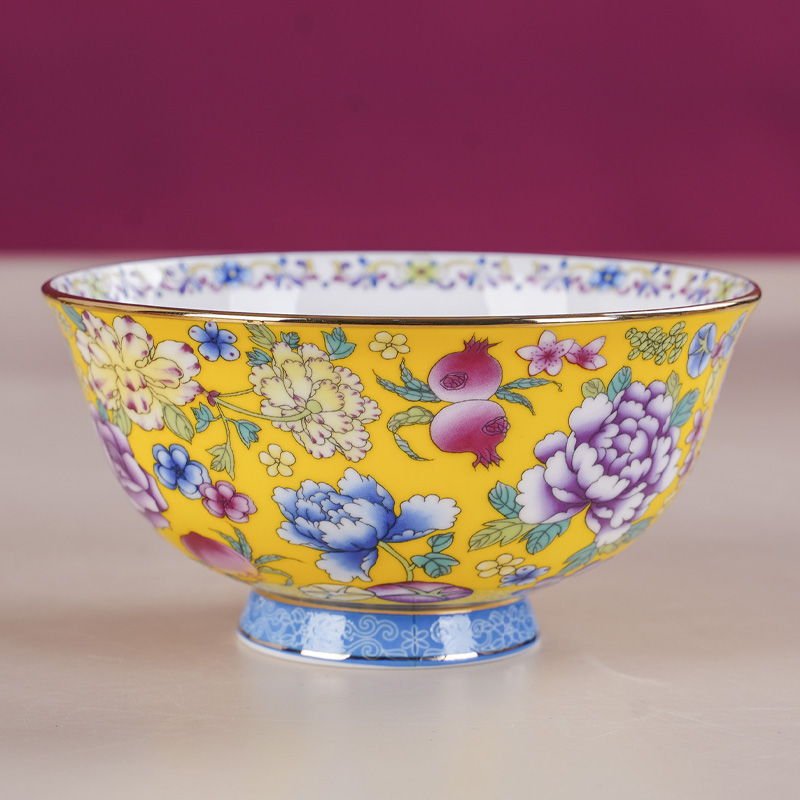 5英寸米饭碗家用碗家用景德镇陶瓷高颜值餐具个人专用吃饭碗