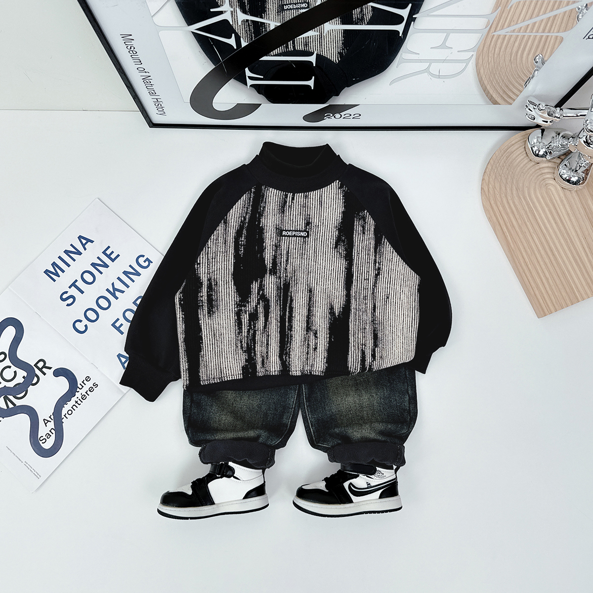 儿童卫衣加绒款长袖2023新款秋冬装男童 D-CLD23934 悠悠童话童装