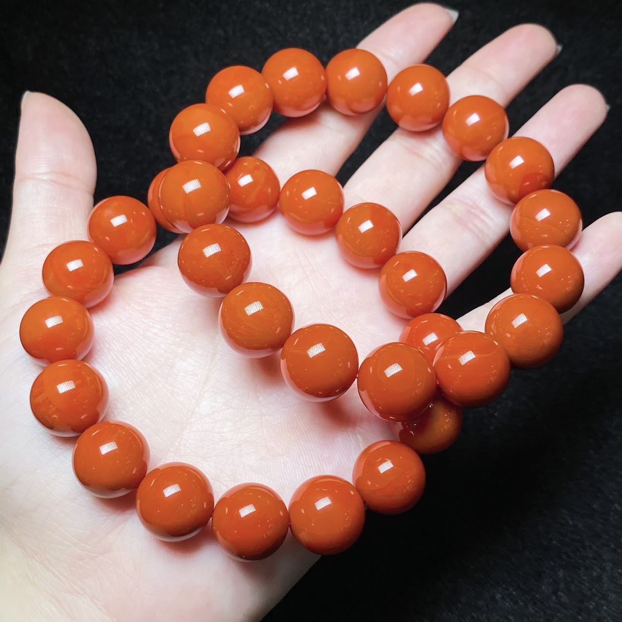 【云上好物】南红单圈手串-多样性发一件-13mm-DS10458-20（JG）