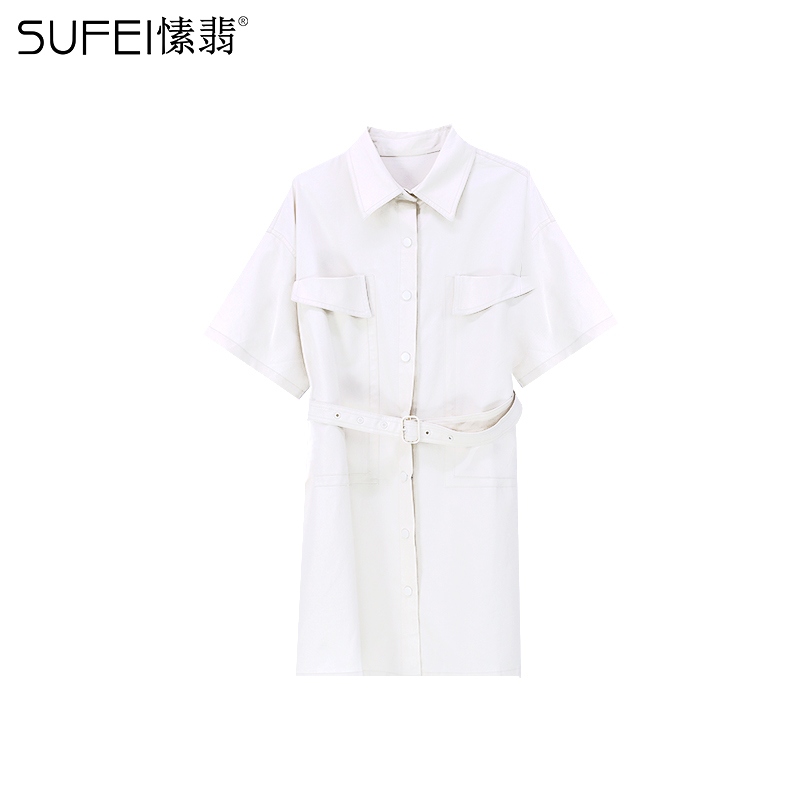 SUFEI/愫翡S32QZ0544 春夏超显瘦连衣裙气质时尚 0544