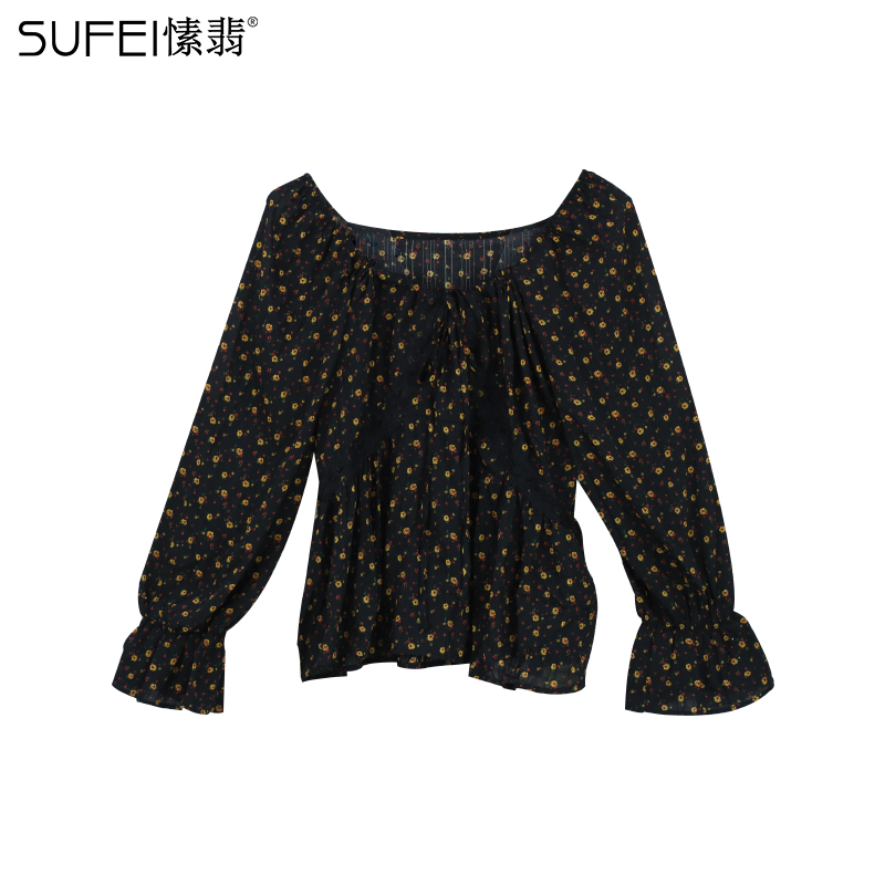 SUFEI/愫翡S33XS1039A 秋季百搭小衫 1039