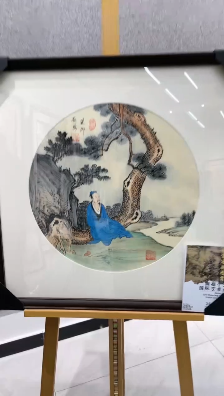 【闪购商品】绘画雨荷老师-2平尺作品-带框发货