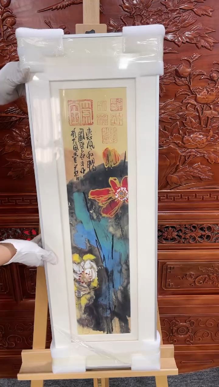 【闪购商品】绘画张若古老师-1平尺荷花一得阁展览原作