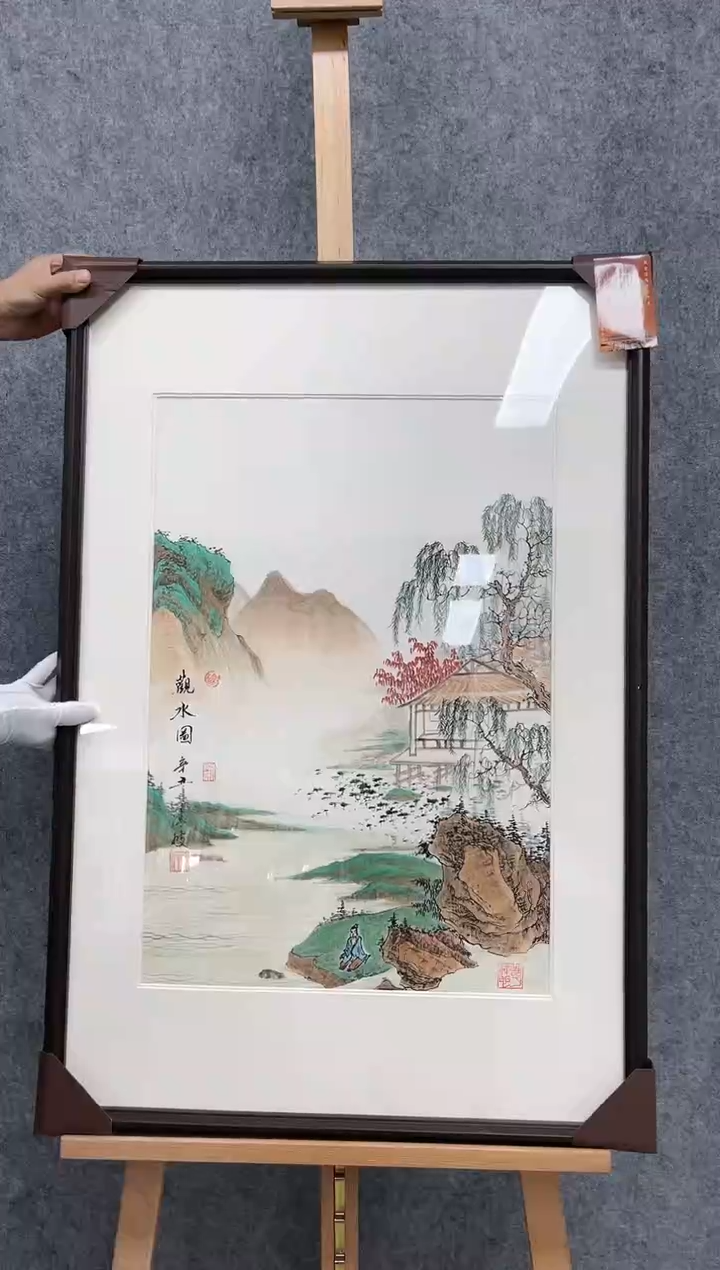 【闪购商品】绘画清波老师-四尺三开精品-展览原作