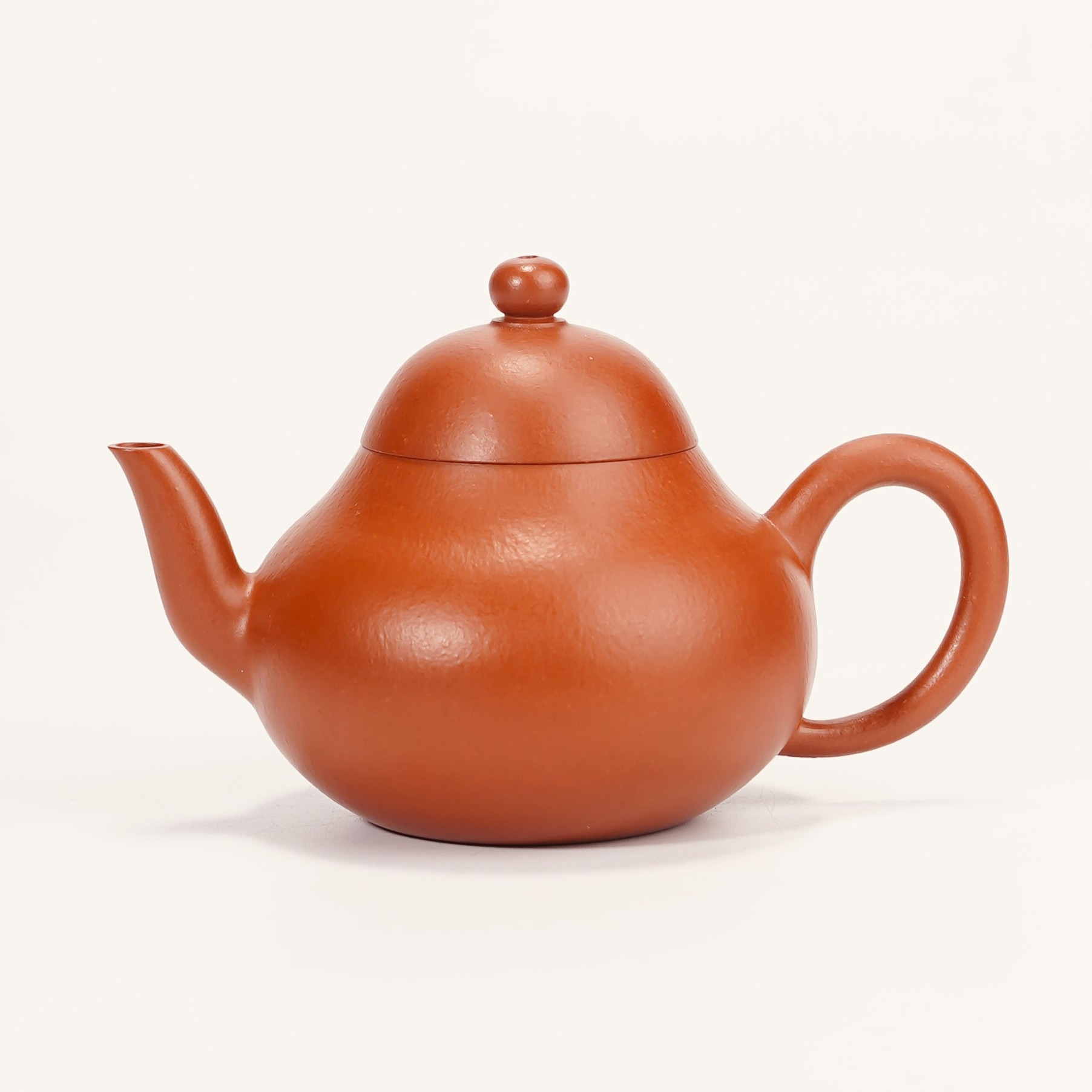 卡居自营丨实力派助工纯手工黄龙山小红泥黄朱泥梨形全手工小容量