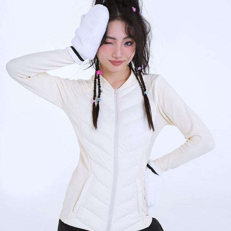 Ren刃川 内胆滑雪服羽绒服卫衣保暖修身男女款单板双板冬季新款