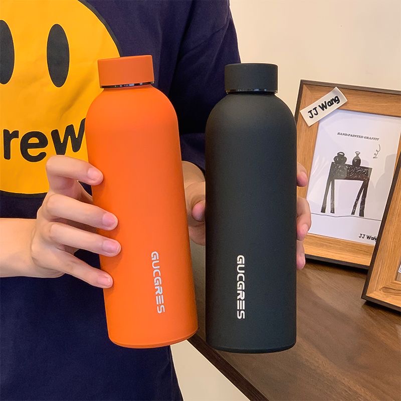 【茄哥专属】简约保温杯520ml男士不锈钢运动水杯新款便携杯子外带