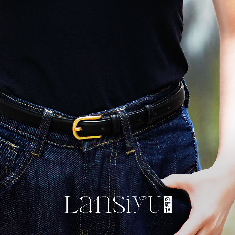 针扣皮带商务女款高档爆款2024新款真皮外穿腰带收腰女士百搭小众