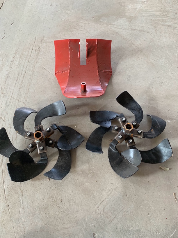 六齿开沟培土刀（微耕机配件）