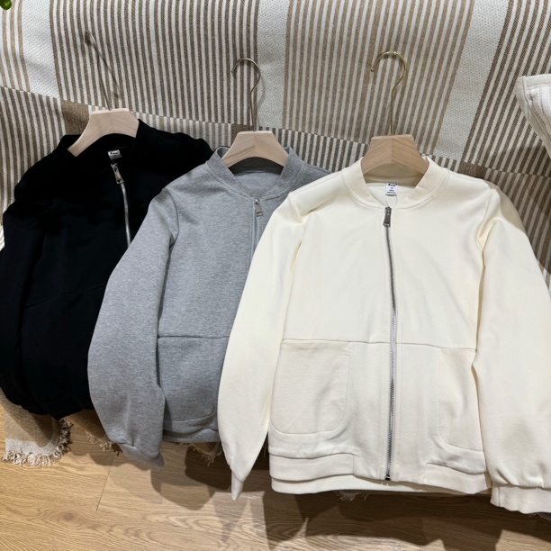 春秋棒球服运动休闲空气棉百搭拉链立领外套开衫女上衣368