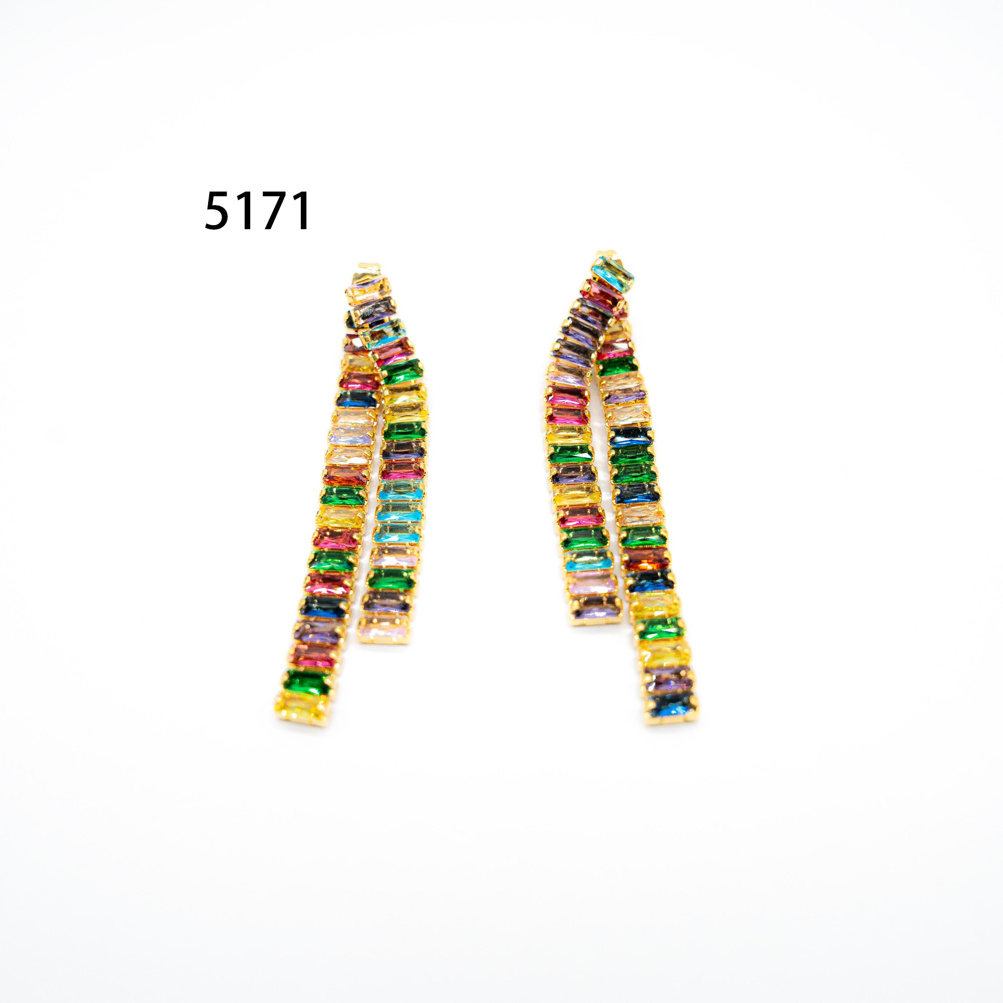 铜合金耳饰 时尚气质耳环新款小众设计高级感耳钉耳饰～5171