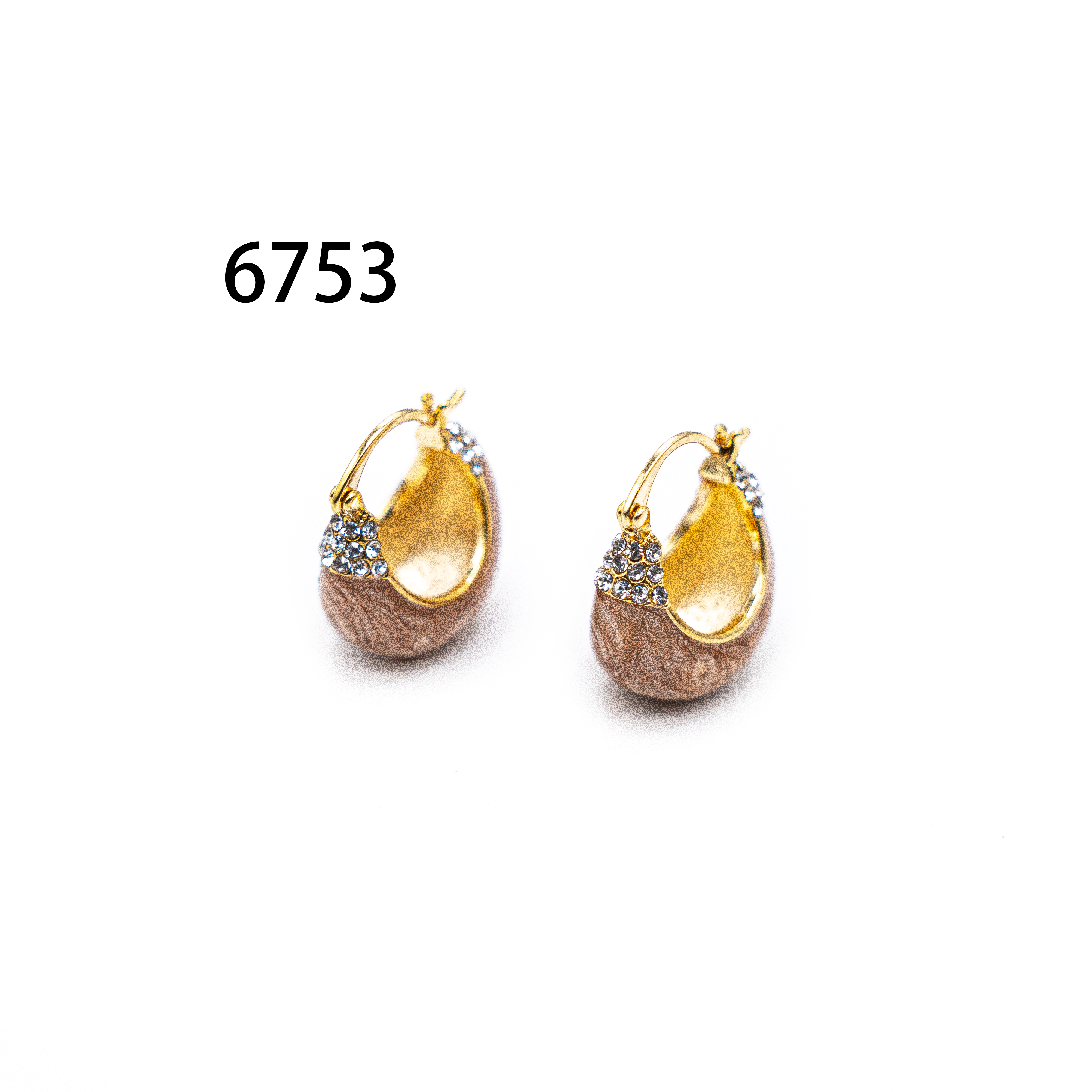 铜合金耳饰 时尚气质轻奢耳环新款小众设计高级感耳饰～6753