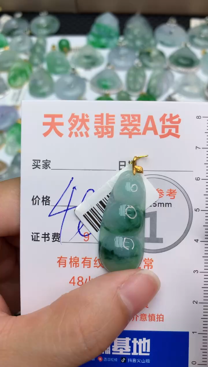 【闪购商品】翡翠颈饰18K金镶嵌1111111111