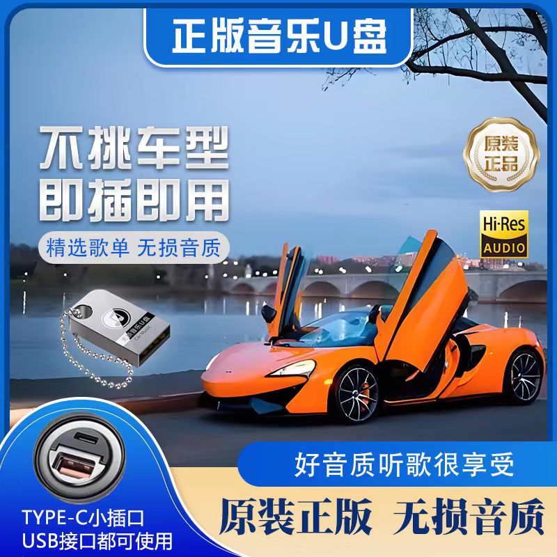 【2024新款至尊版】车载盘无损黑胶音质母带灌录音乐不分车型