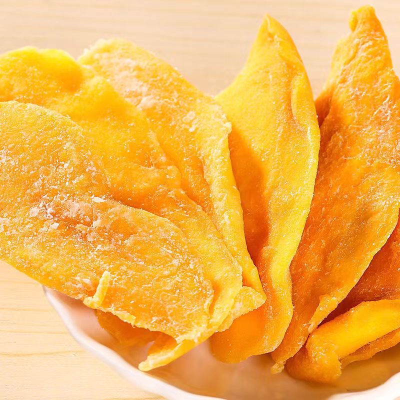 零食芒果干年货500g大袋果脯蜜饯水果干金黄零食休闲食品网红美味