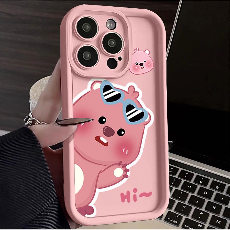 可爱loopy海狸iphone15手机壳苹果14promax全包13/11硅胶7/8高级X