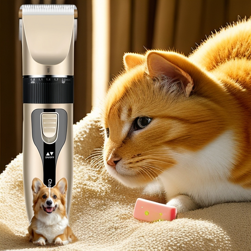 宠物推剪店用不卡发大功率剃毛机狗用充电电推剪猫咪修毛电推子
