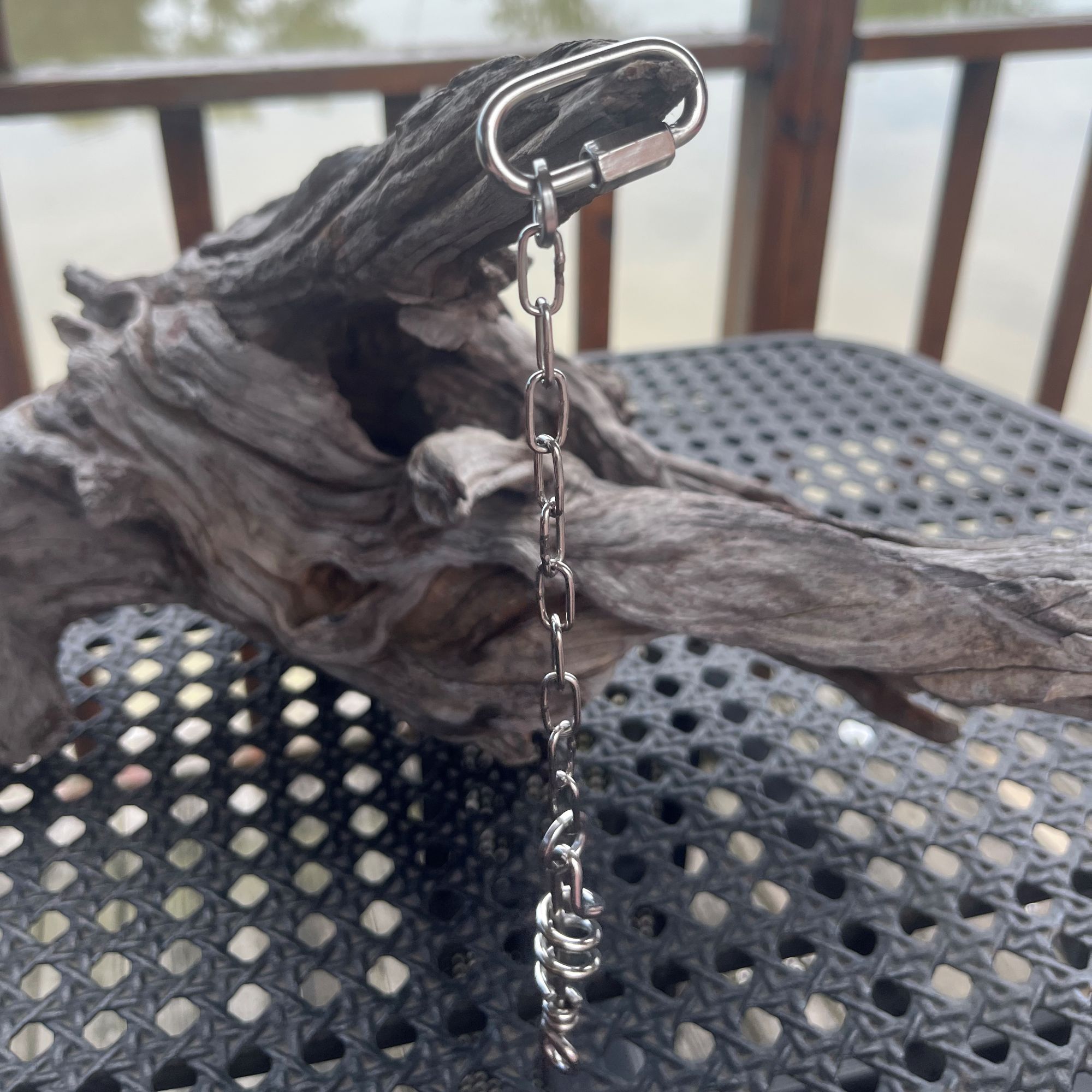 鹦鹉脚链不锈钢链子放飞站架拴鸟超轻链耐磨不伤脚