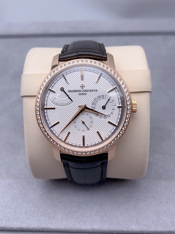 99新 Vacheron Constantin/江诗丹顿 传袭 83520 玫瑰金 原镶钻