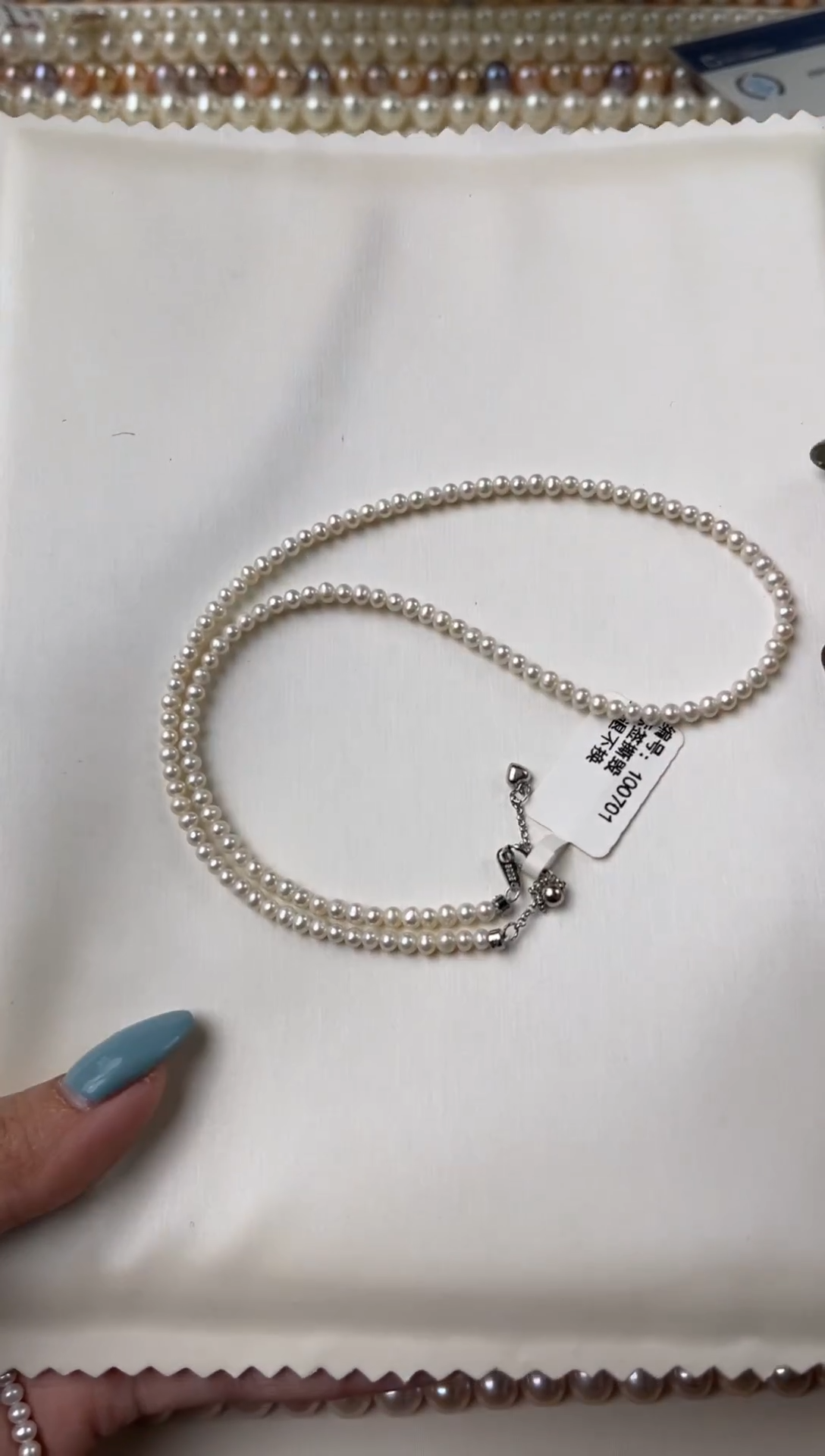 【闪购商品】淡水珍珠颈饰未镶嵌2-3mm珍珠项链