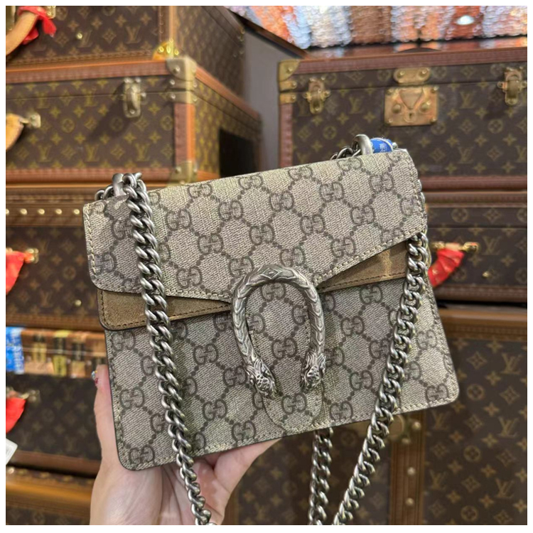 95新 GUCCI/古驰 安洁利田哥酒神链条包/BK0113645