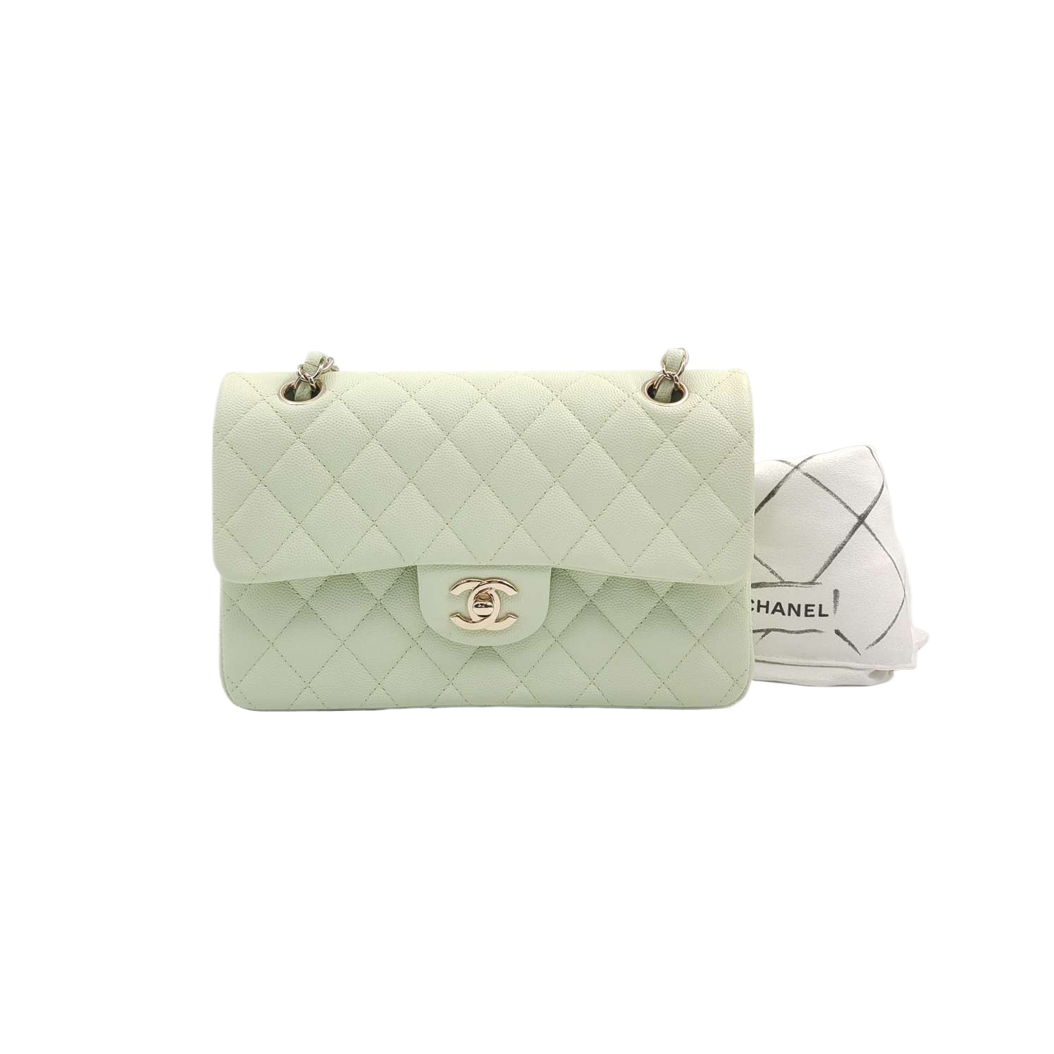 99新 Chanel/香奈儿 全款43800安洁利CF 经典口盖包/BK0139698