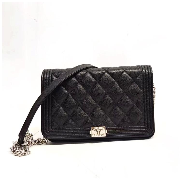95新 Chanel/香奈儿 安洁利田哥leboy链条包/BK0127530