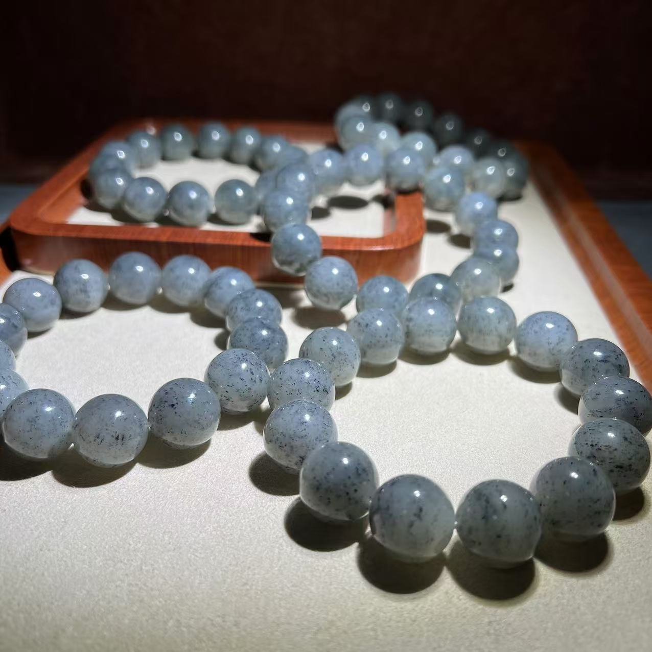 【张老斯珠宝】天然和田玉青花手串ysc60（多样性发货拍一发一）